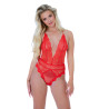 DARING Intimates Body Deep-V Lace Rouge